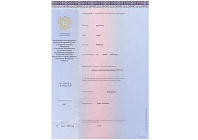 Диплом Врач-психиатр